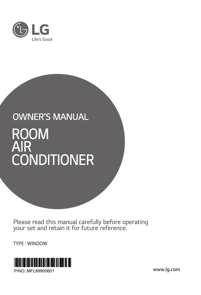 Page 1 de la notice Manuel utilisateur LG W24CKC