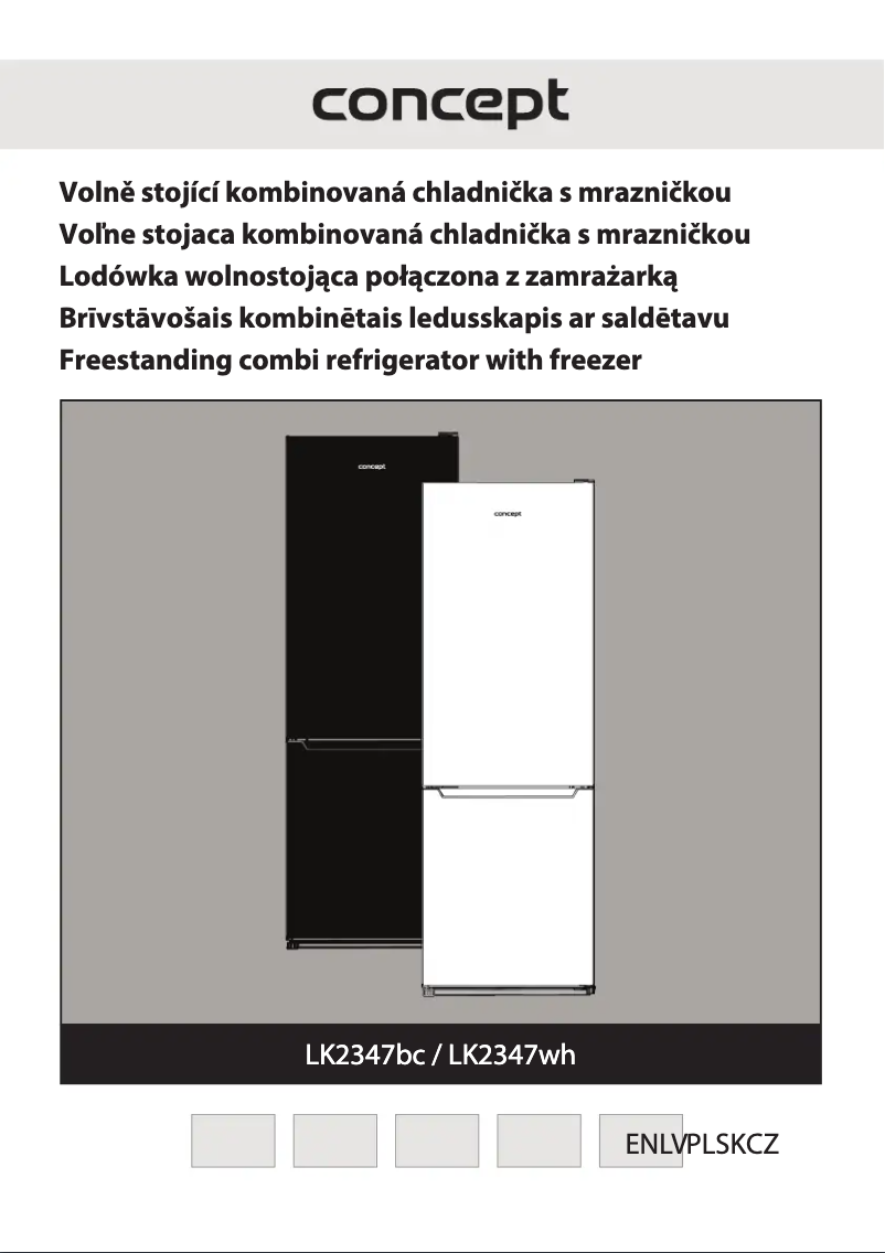 Page 1 of the manual User Manual Concept LK2347wh