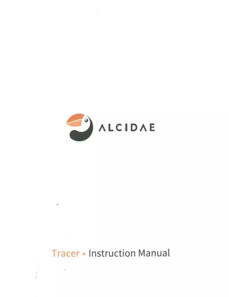 Page 1 of the manual User Manual Alcidae Tracer