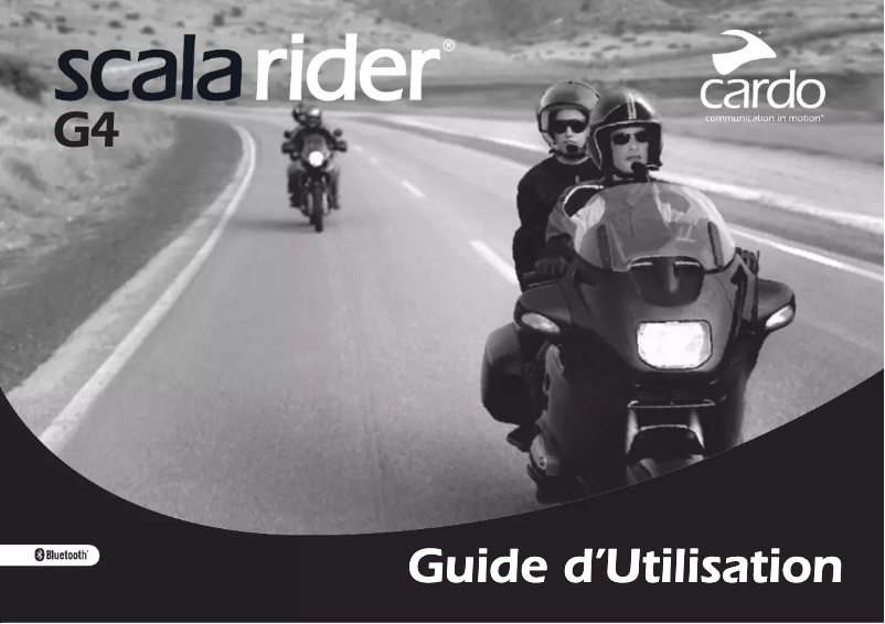 Page n°1 - Manuel utilisateur Cardo Scala Rider G4
