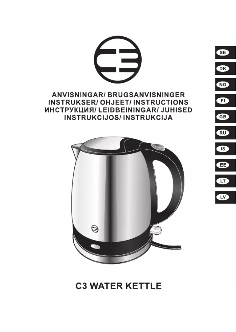 Image de la première page du manuel de l'appareil 1.2L