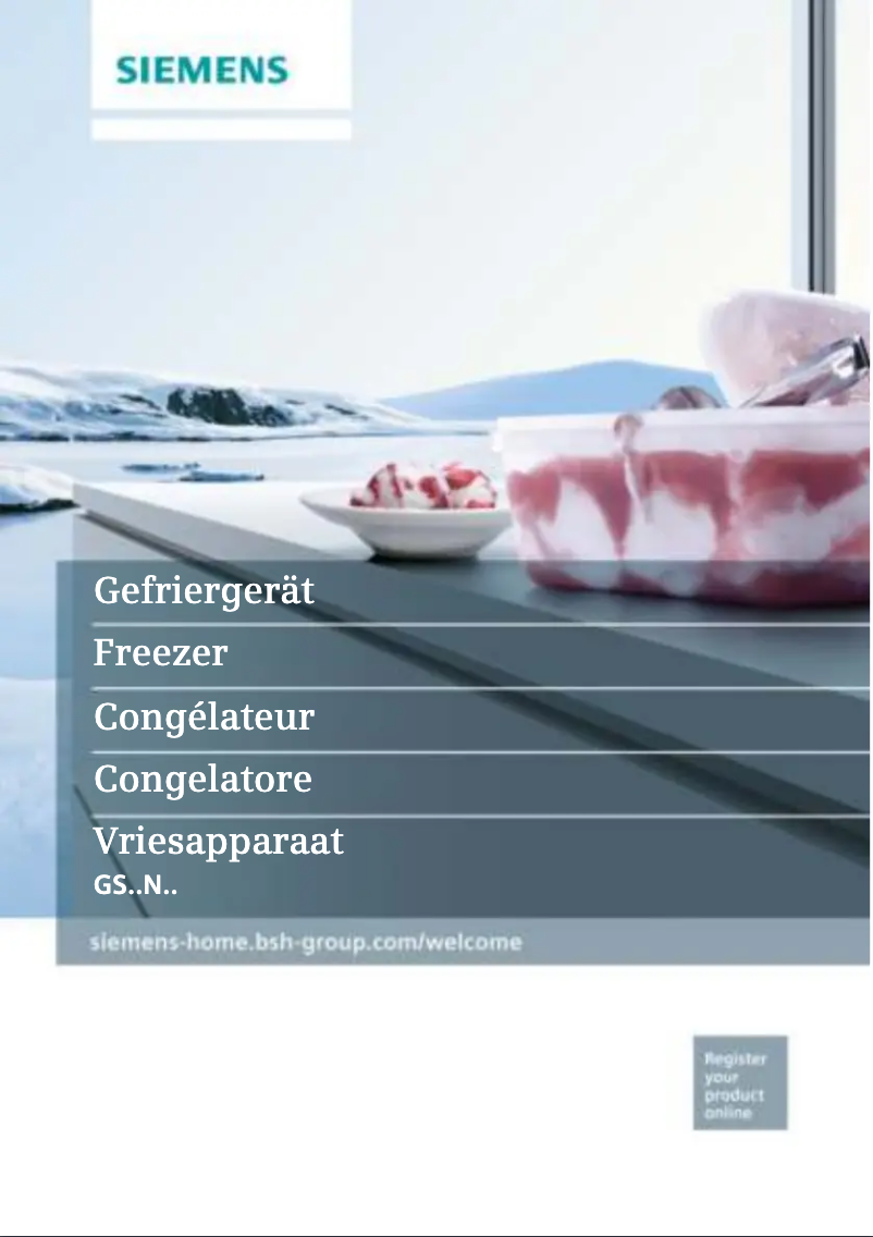 Image de la première page du manuel de l'appareil GS36NVI3P