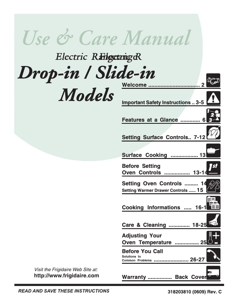 Image de la première page du manuel de l'appareil GLES389EB