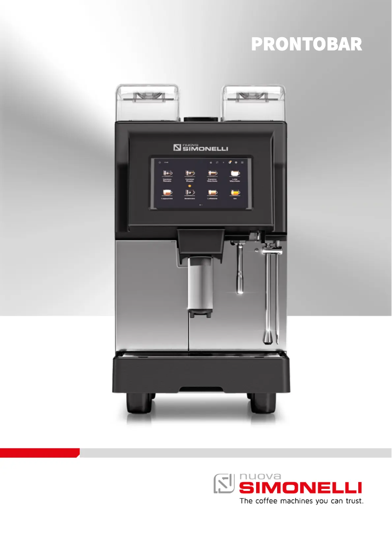 Page n°1 - Brochure Nuova Simonelli Prontobar Touch