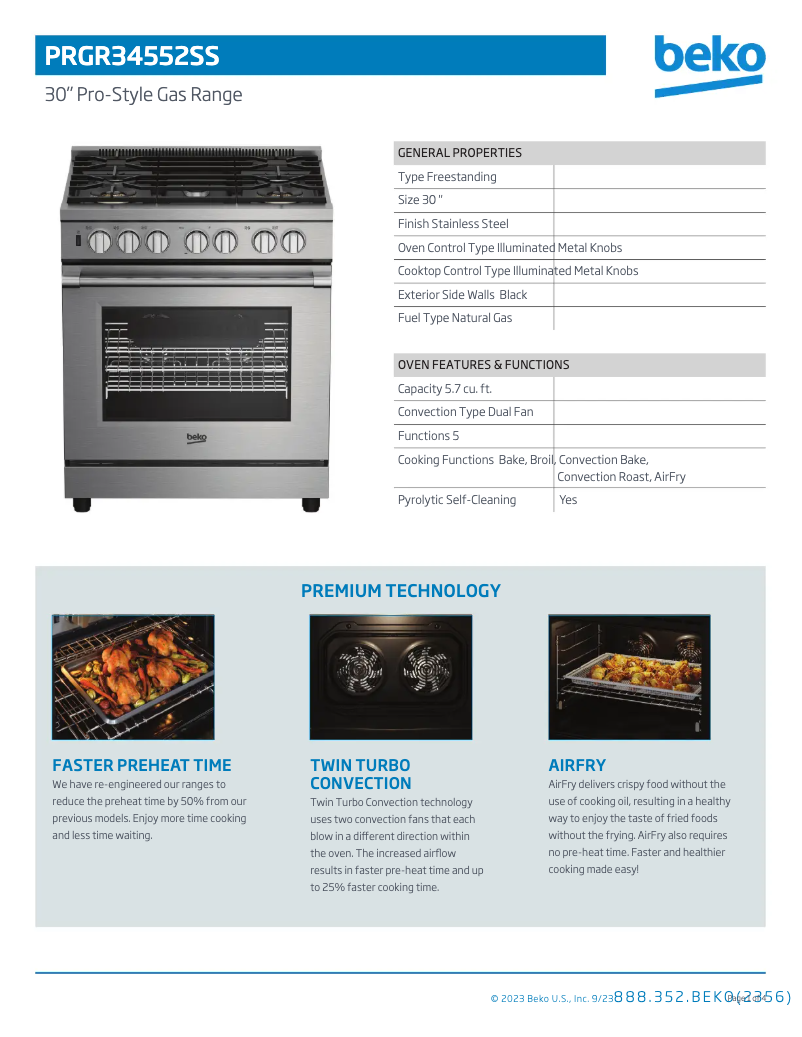 Image de la première page du manuel de l'appareil PRGR34552SS