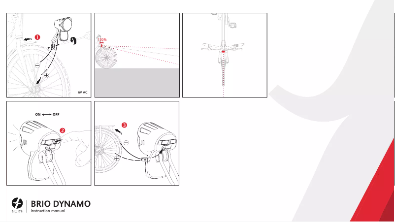 Page 1 de la notice Manuel utilisateur Spanninga Brio