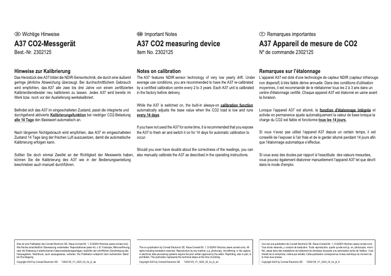 Page 1 de la notice Manuel utilisateur Uni-T A37