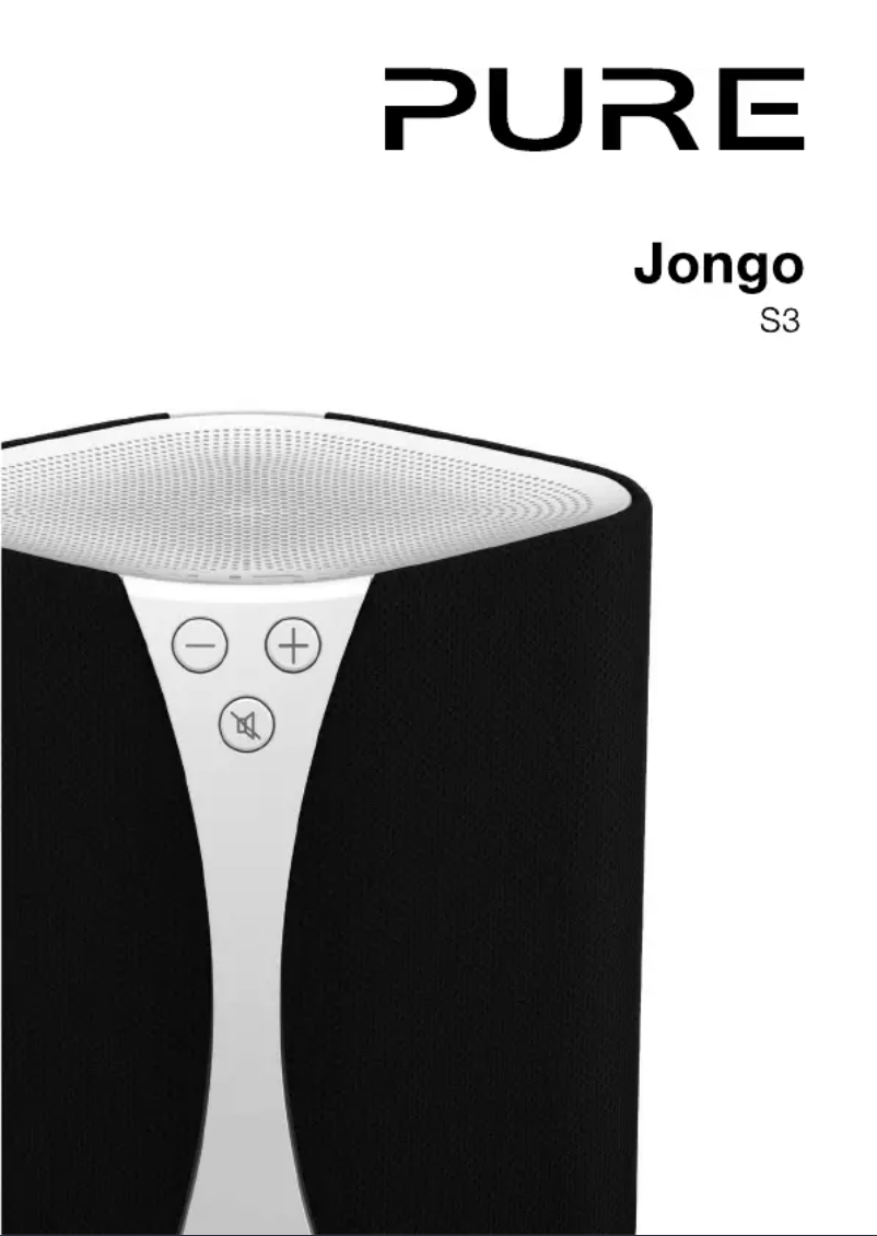 Page n°1 - Manuel utilisateur Pure Jongo S3