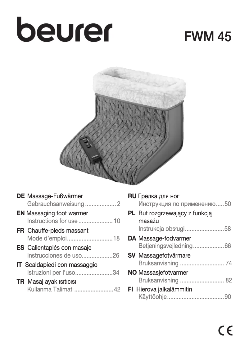 Image de la première page du manuel de l'appareil FWM 45