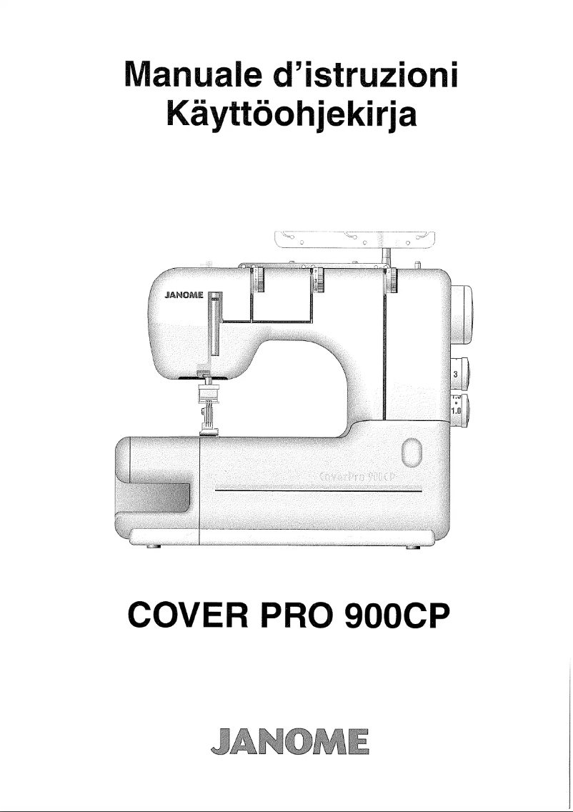 Page n°1 - Manuel utilisateur Janome CoverPro 900CP