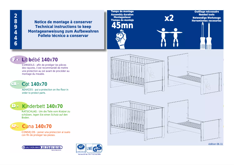 Página 1 del manual Manual de usuario Sauthon 289446