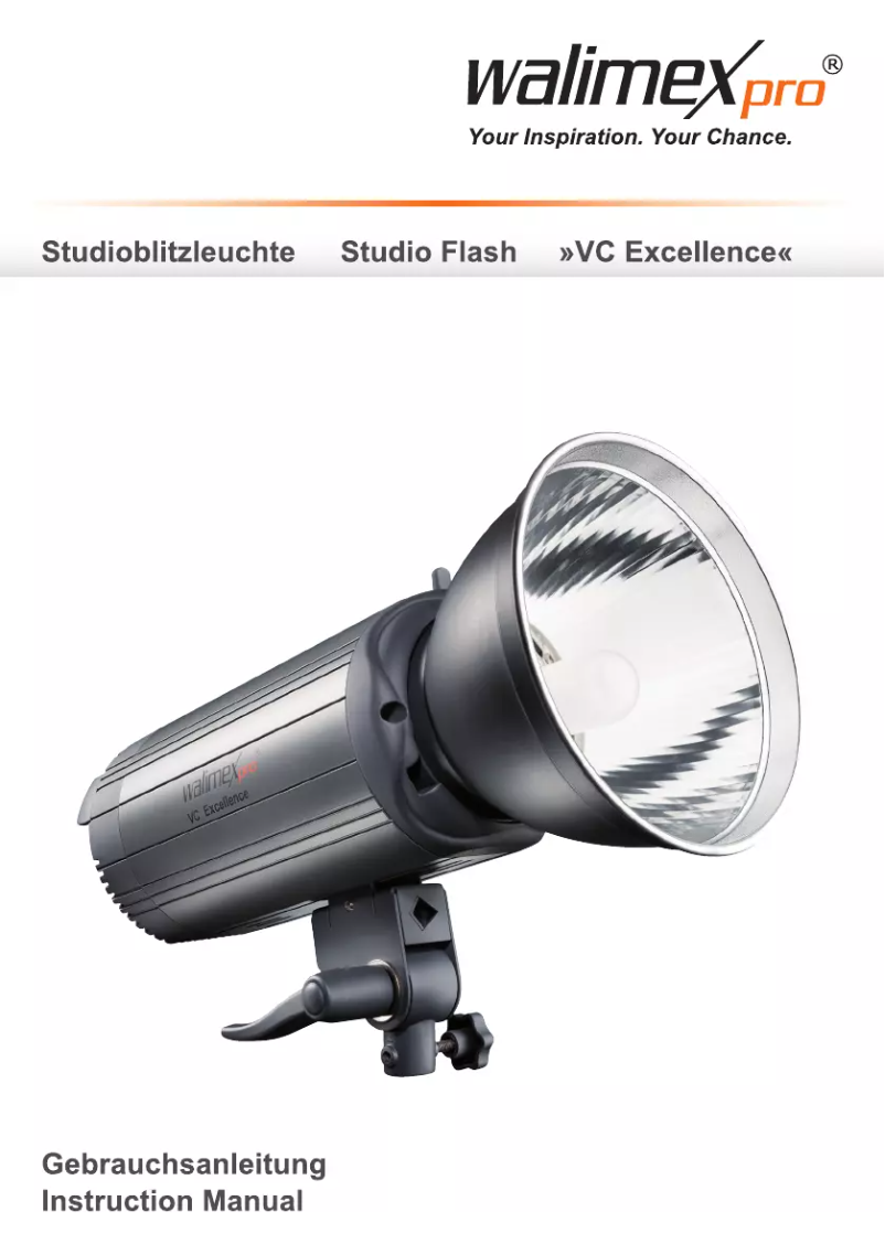 Image de la première page du manuel de l'appareil VC-500 Excellence