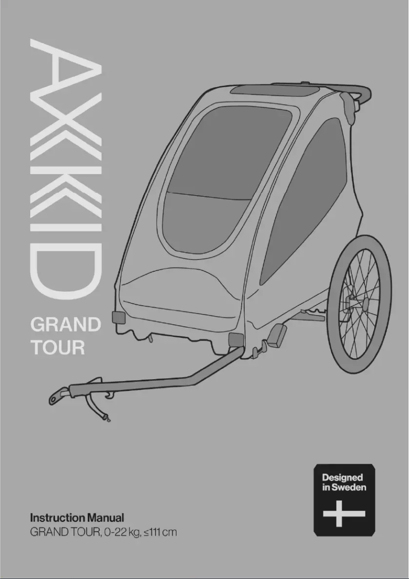 Page 1 de la notice Manuel utilisateur Axkid Grand Tour