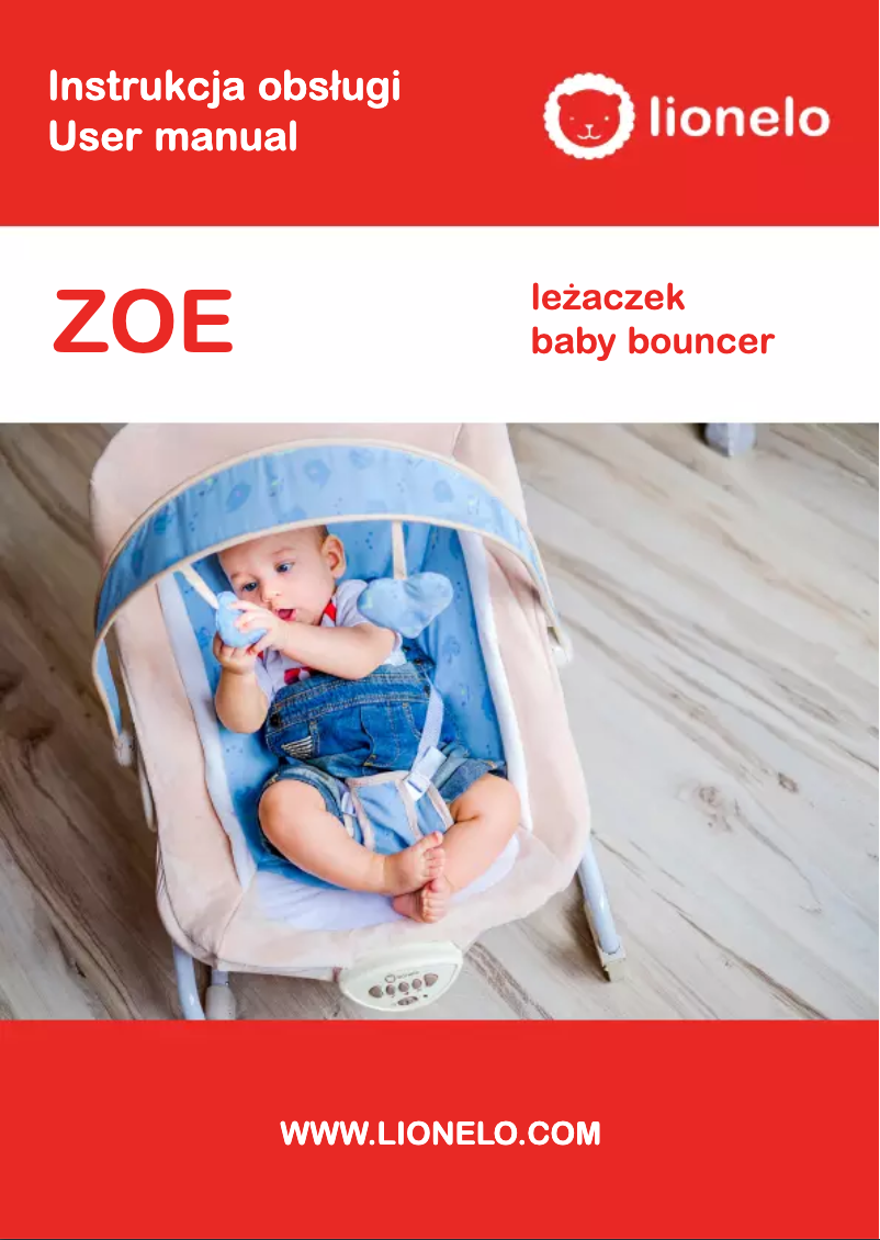 Page 1 de la notice Manuel utilisateur Lionelo Zoe