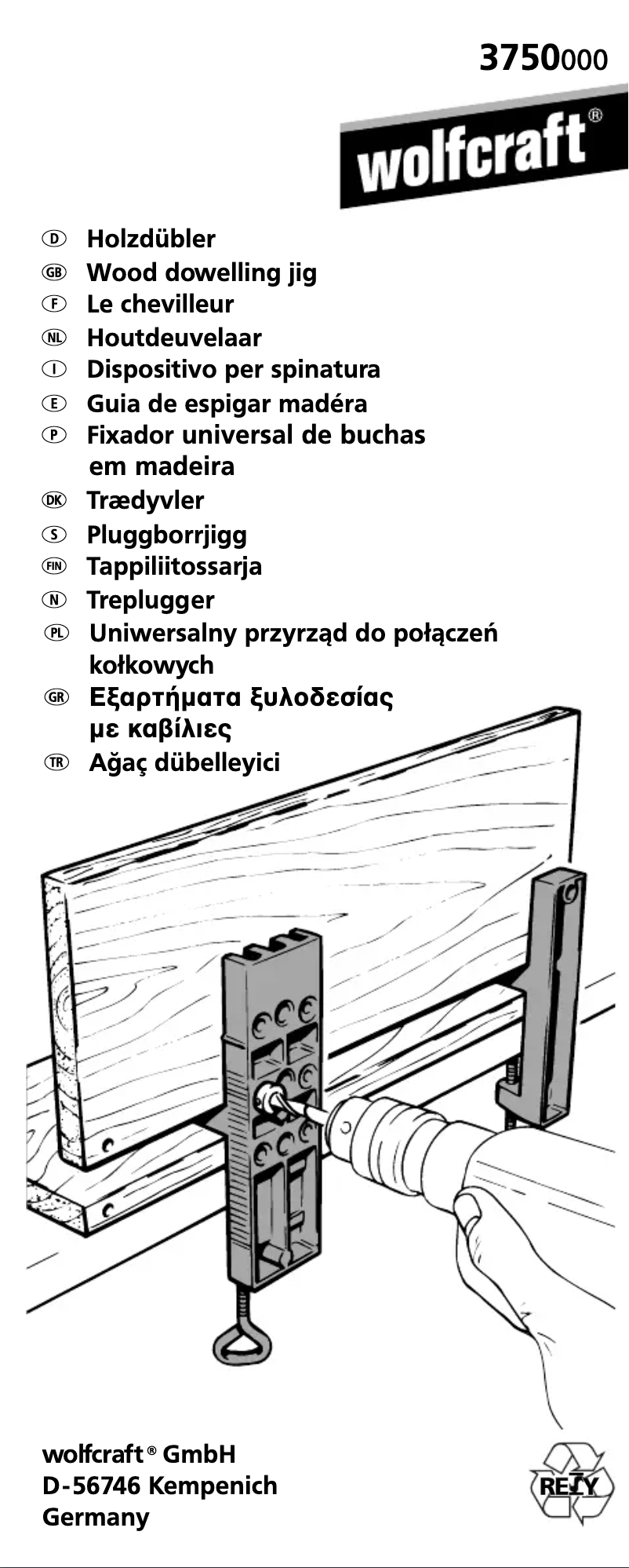 Image de la première page du manuel de l'appareil 3750000