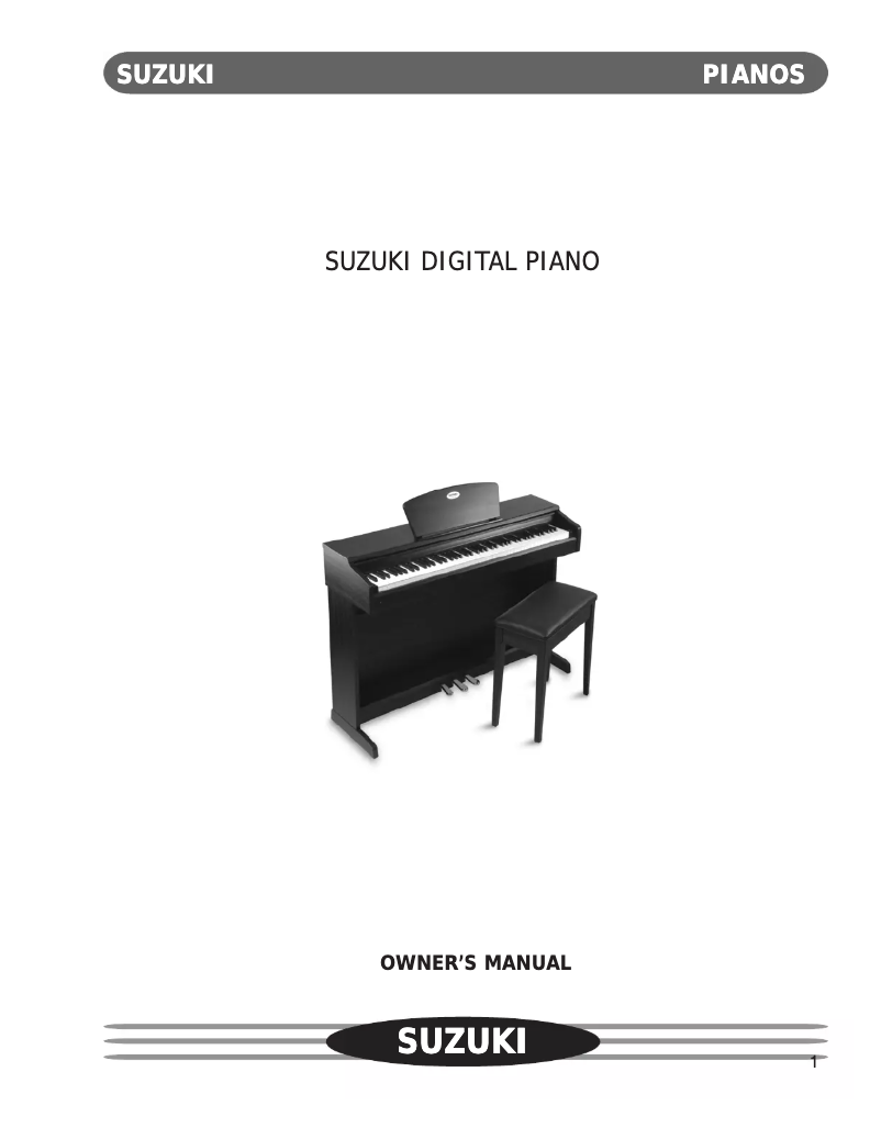 Página 1 del manual Manual de usuario Suzuki C-11