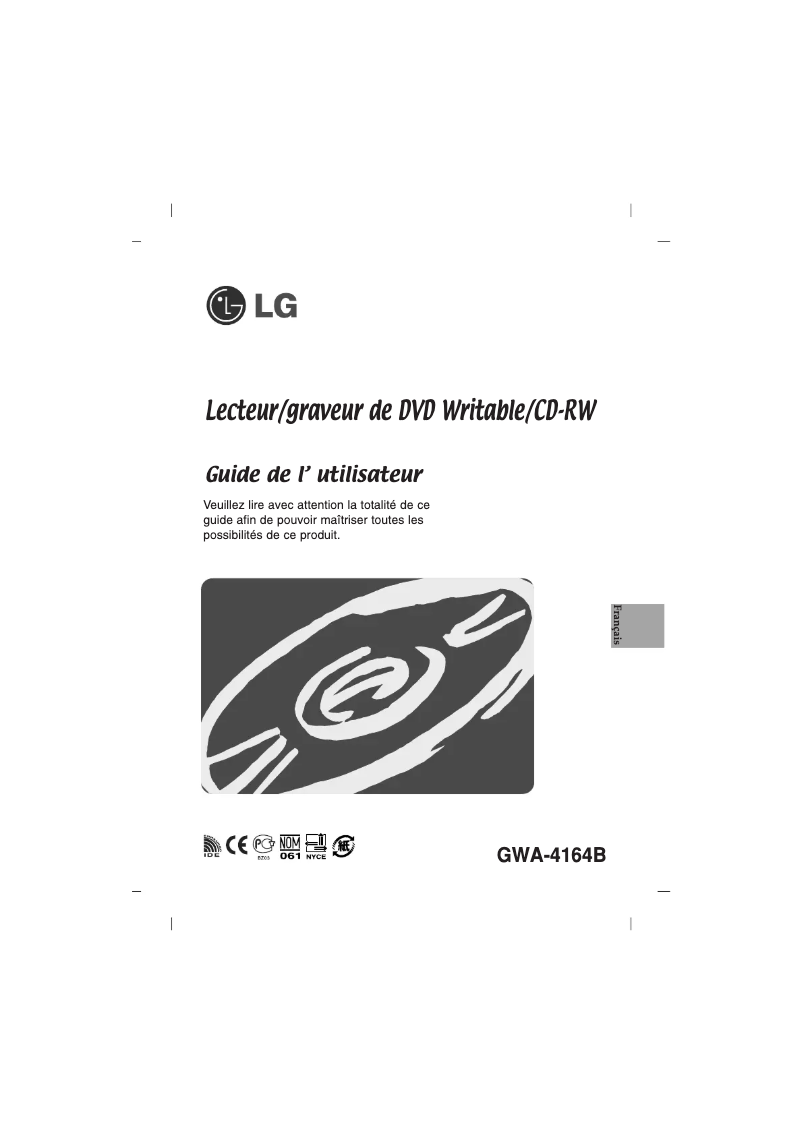 Page n°1 - Manuel utilisateur LG GWA-4164B