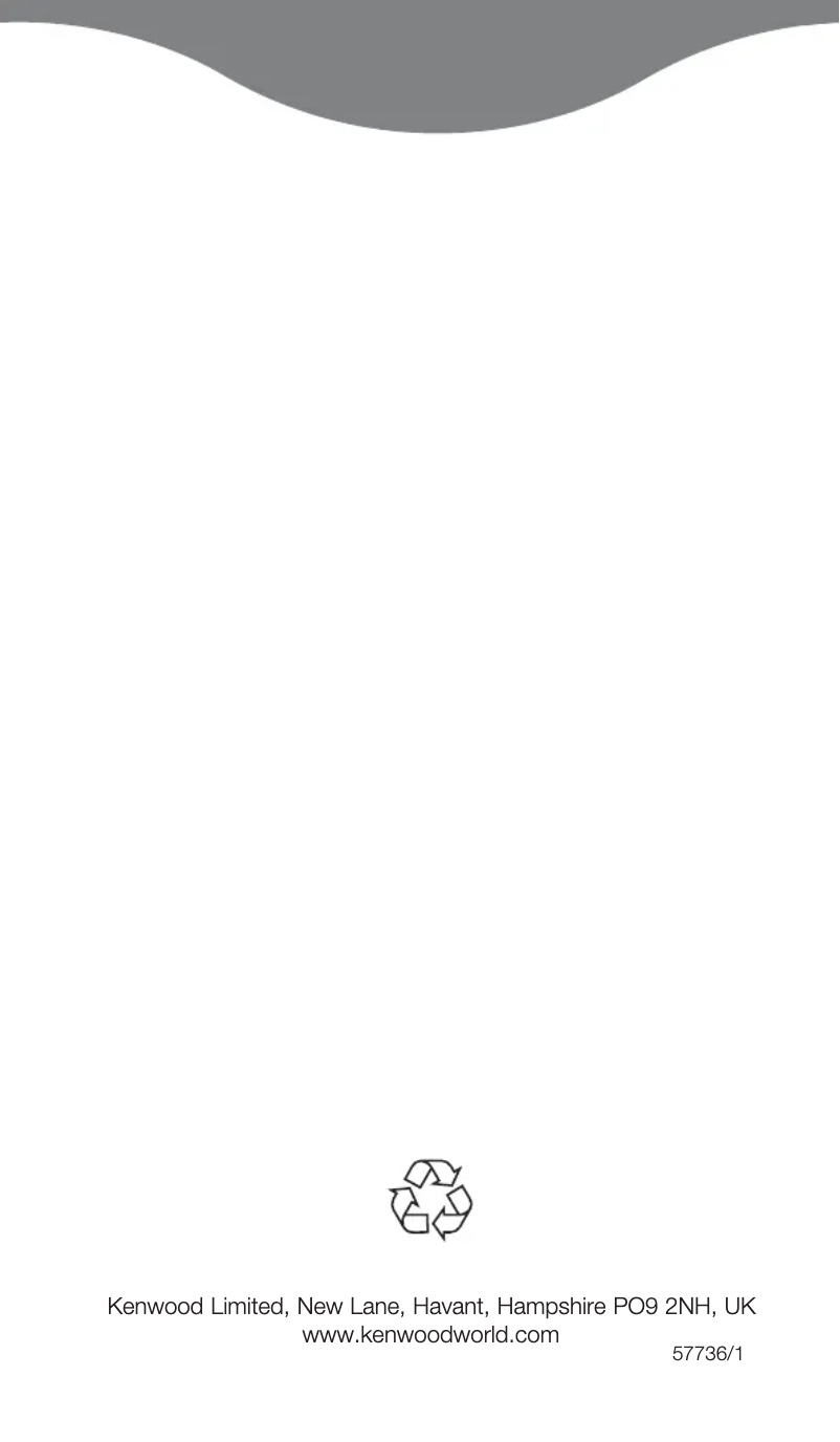 Page 1 de la notice Manuel utilisateur Kenwood AT264