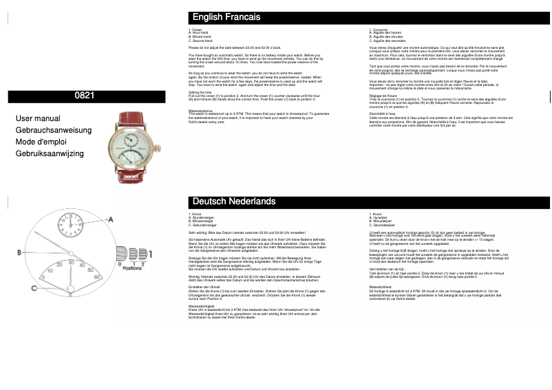 Página 1 del manual Manual de usuario Davis 0821