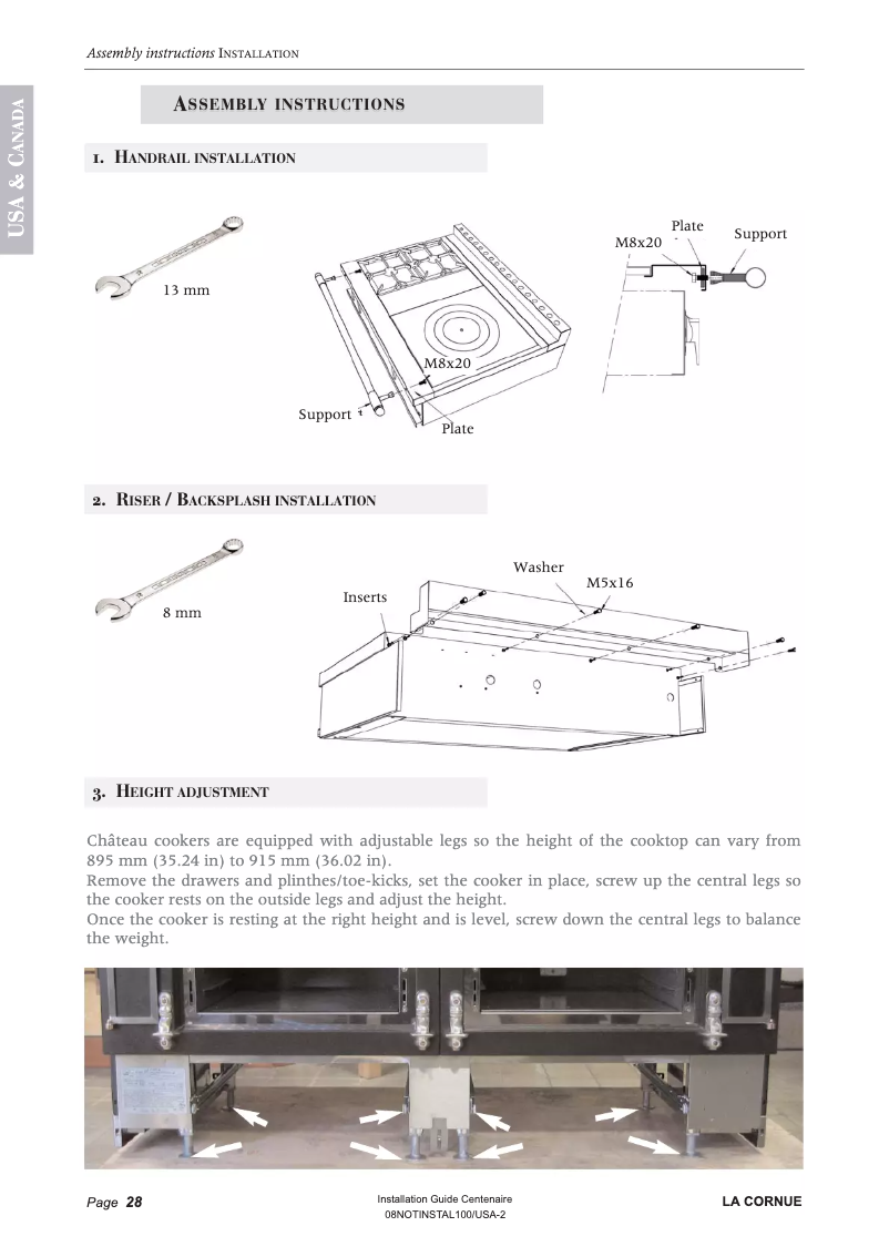 Image de la première page du manuel de l'appareil G4 Chateau 150