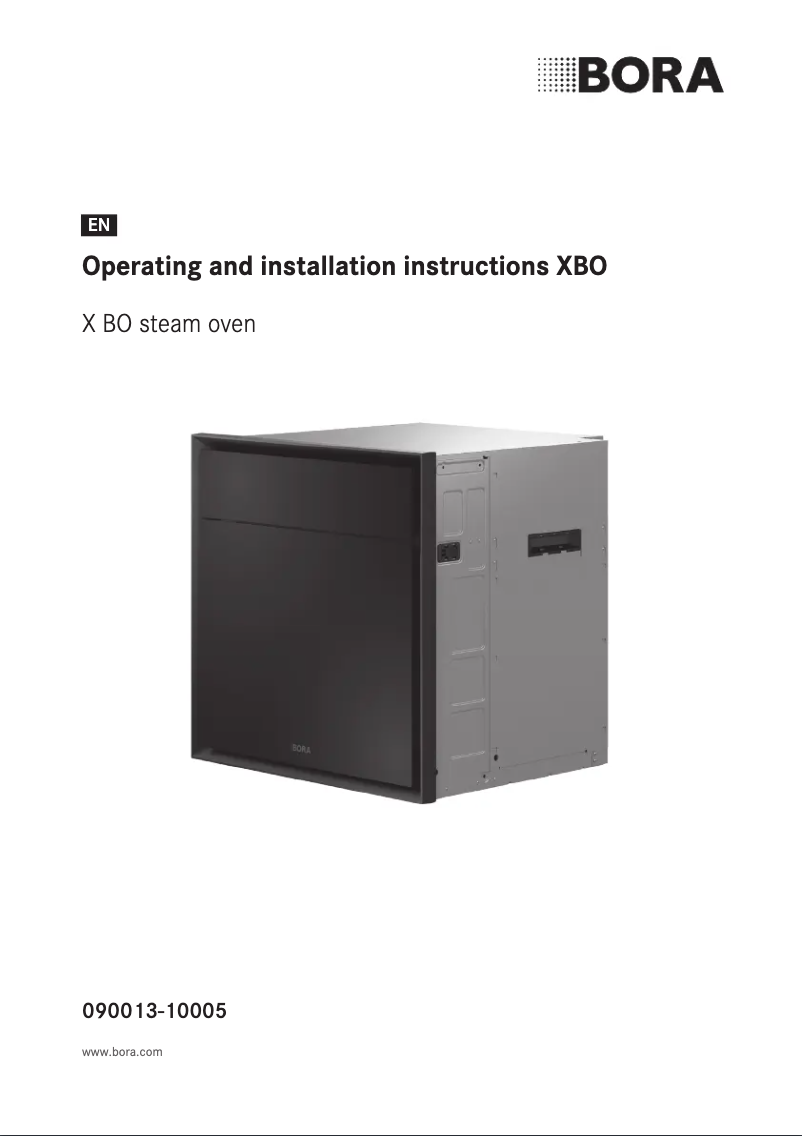 Page n°1 - Guide d'installation BORA XBO