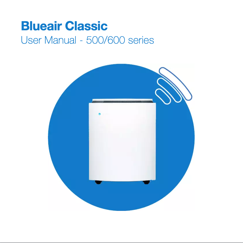 Page n°1 - Manuel utilisateur Blueair Classic 605 SM