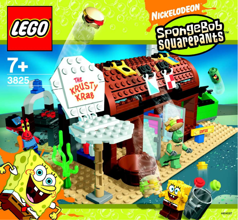 Page 1 de la notice Manuel utilisateur Lego Spongebob 3825