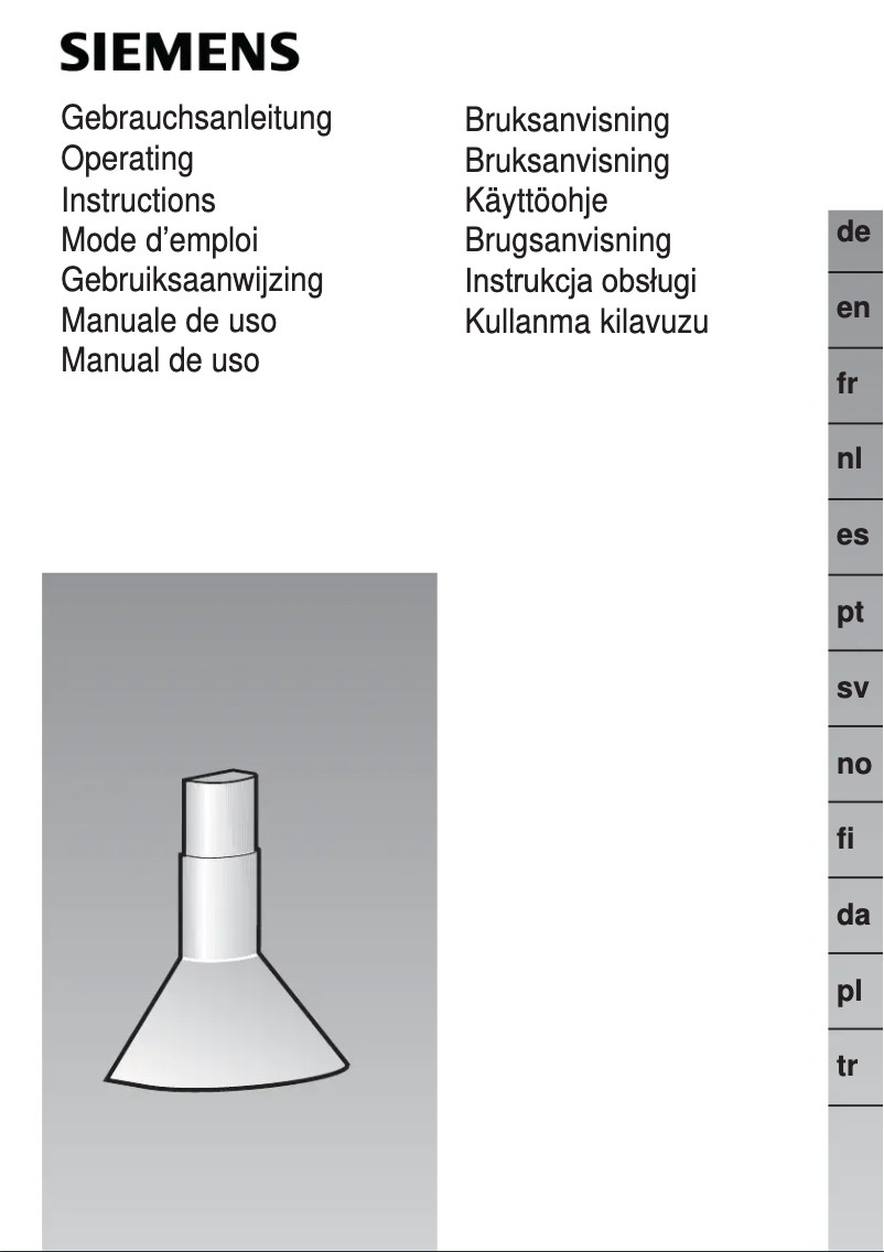 Page n°1 - Mode d'emploi Siemens LC97BD532