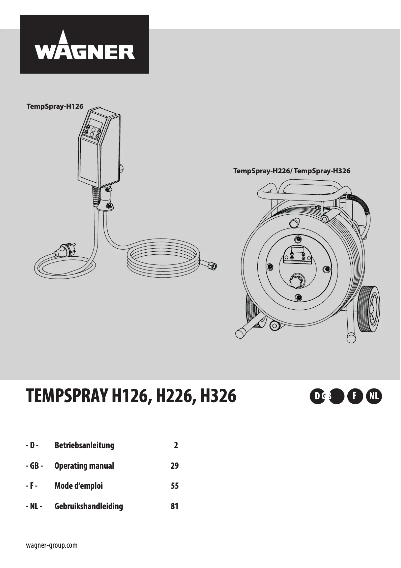 Page n°1 - Manuel utilisateur Wagner TempSpray H326