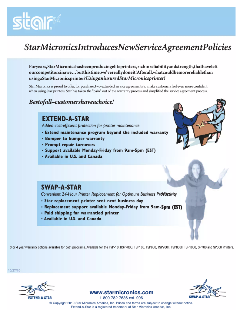 First page image of the manual for TSP800 TSP847IIU