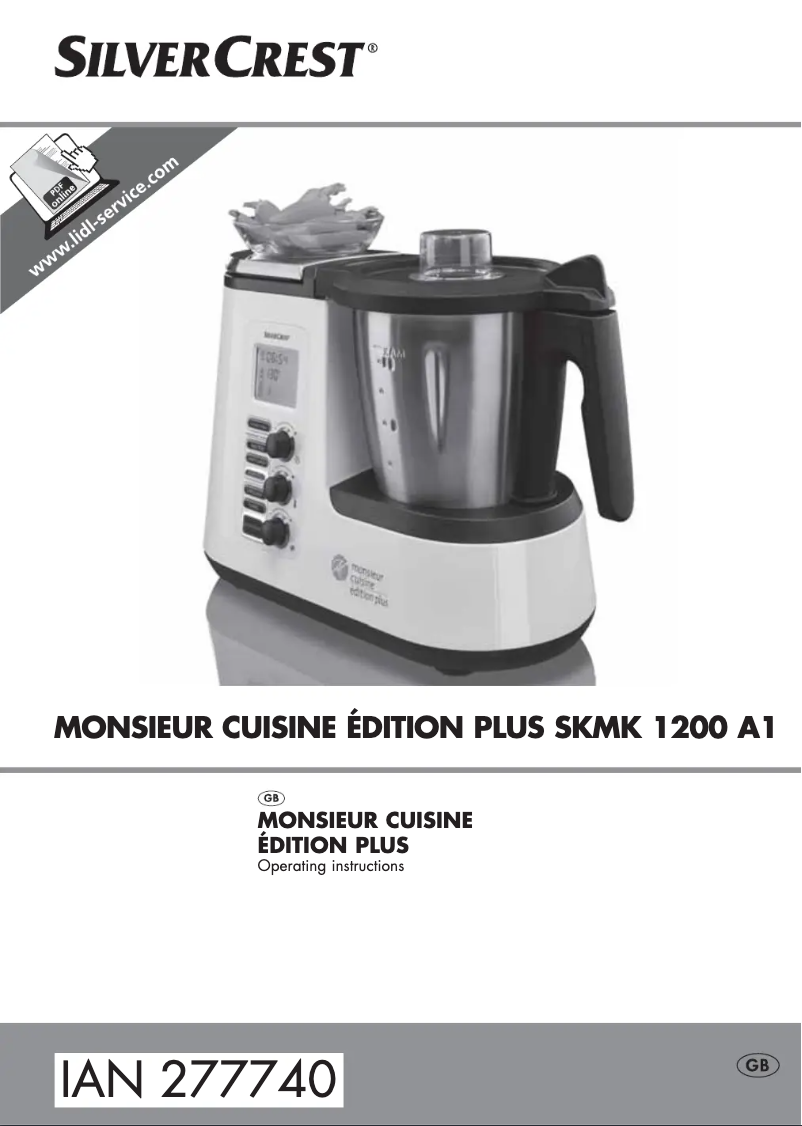 Page n°1 - Manuel utilisateur SilverCrest SKMK 1200 C3