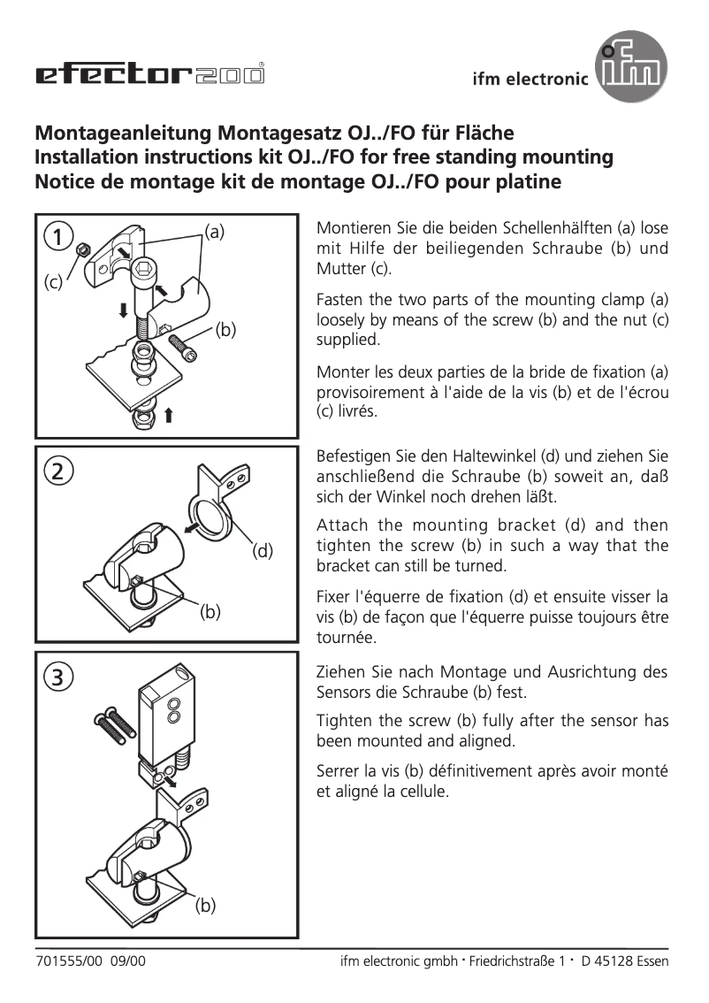 Page n°1 - Manuel utilisateur IFM E20967