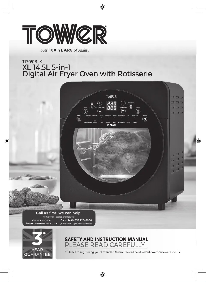 Page n°1 - Manuel utilisateur Tower Vortx T17051