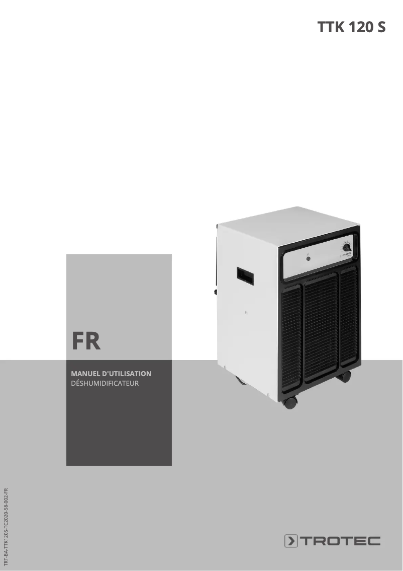 Image de la première page du manuel de l'appareil TTK 120 S