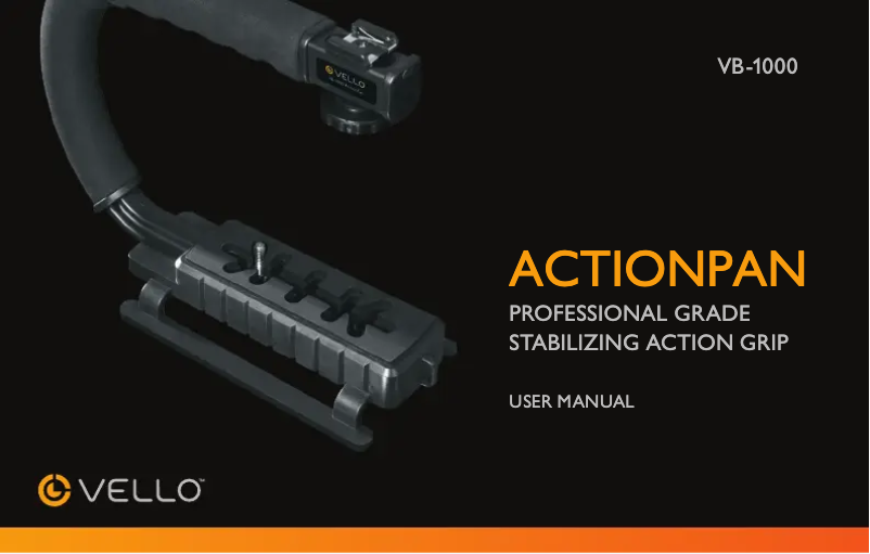 Page 1 de la notice Manuel utilisateur Vello VB-1000