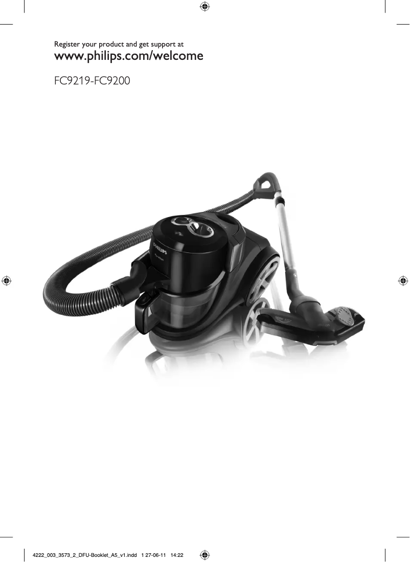 Page n°1 - Manuel utilisateur Philips Marathon FC9202