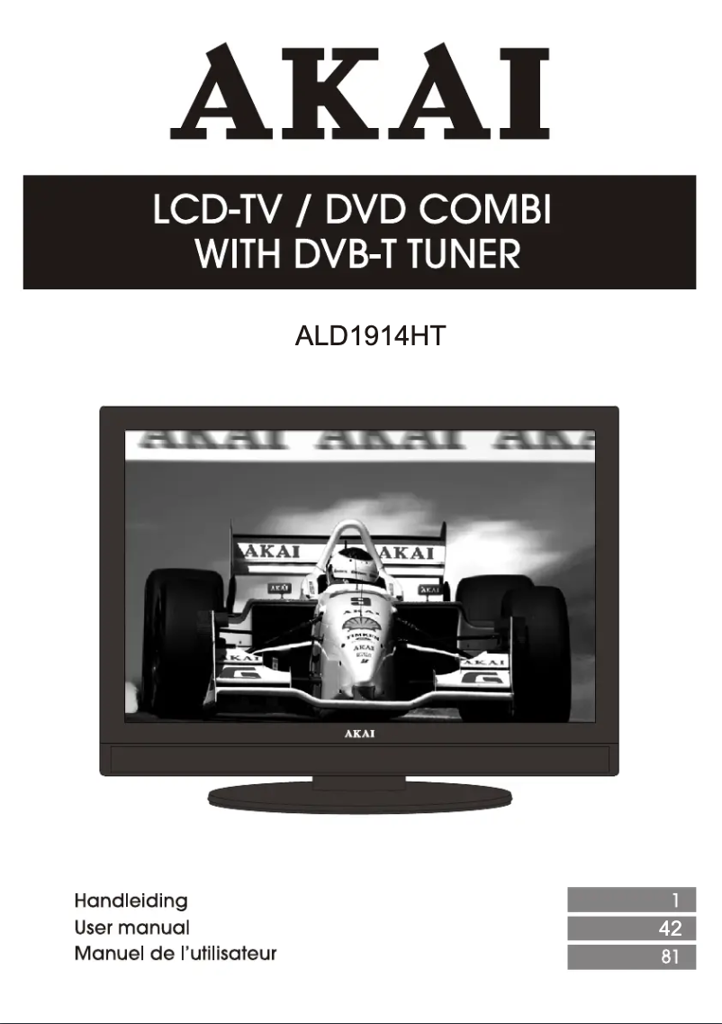 Page 1 de la notice Manuel utilisateur AKAI ALD1914HT