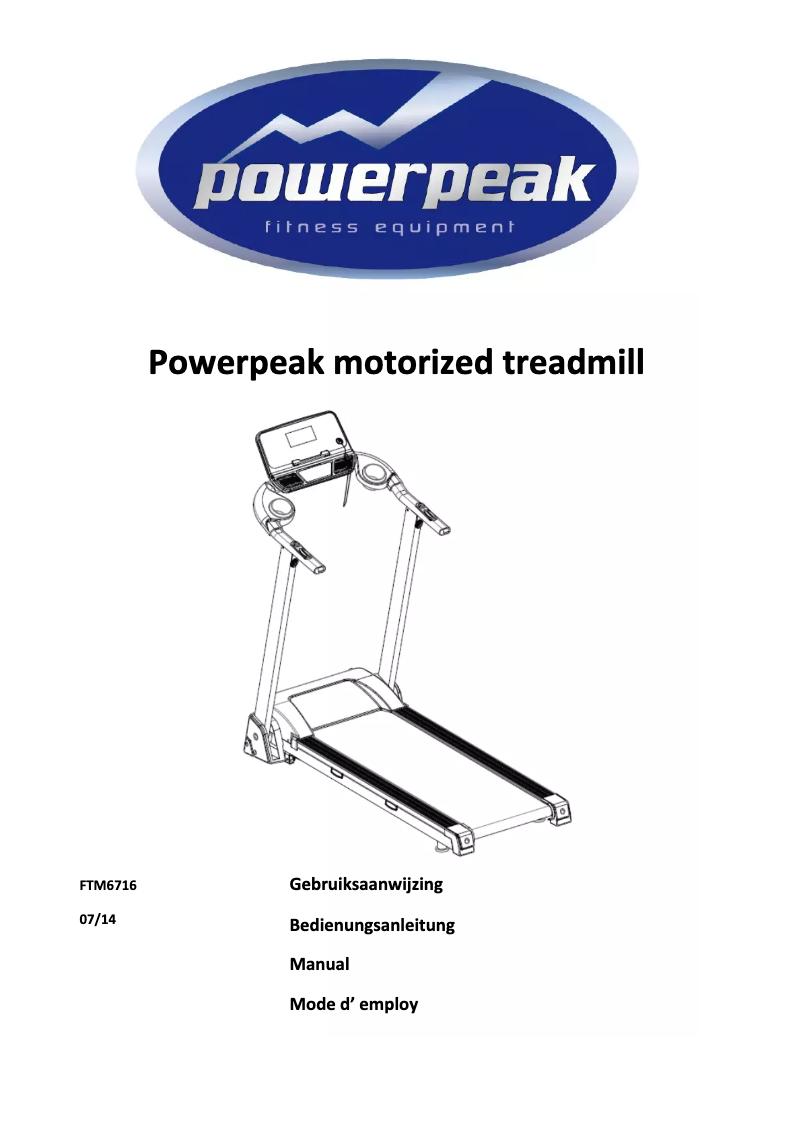 Image de la première page du manuel de l'appareil FTM6716