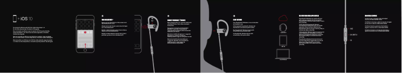 Page 1 de la notice Manuel utilisateur Beats Powerbeats 3 Wireless