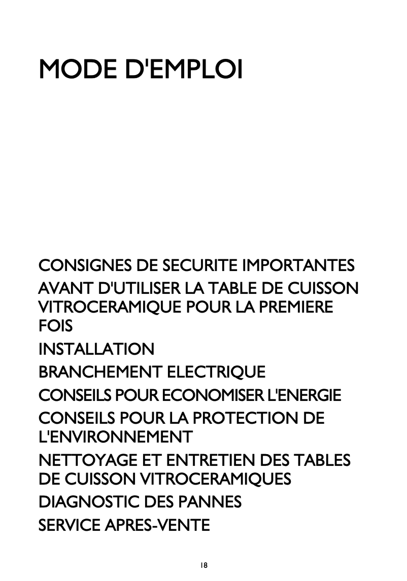 Page 1 de la notice Manuel utilisateur Whirlpool AKT 8130 NE