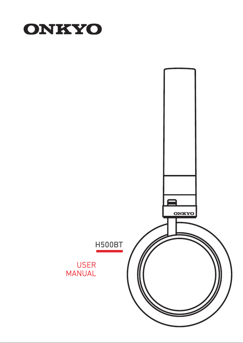 Image de la première page du manuel de l'appareil H500BT
