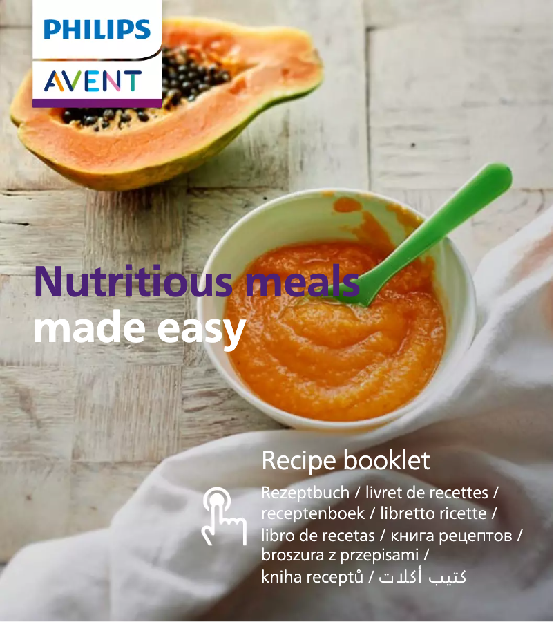 Page 1 de la notice Brochure Philips Avent SCF885