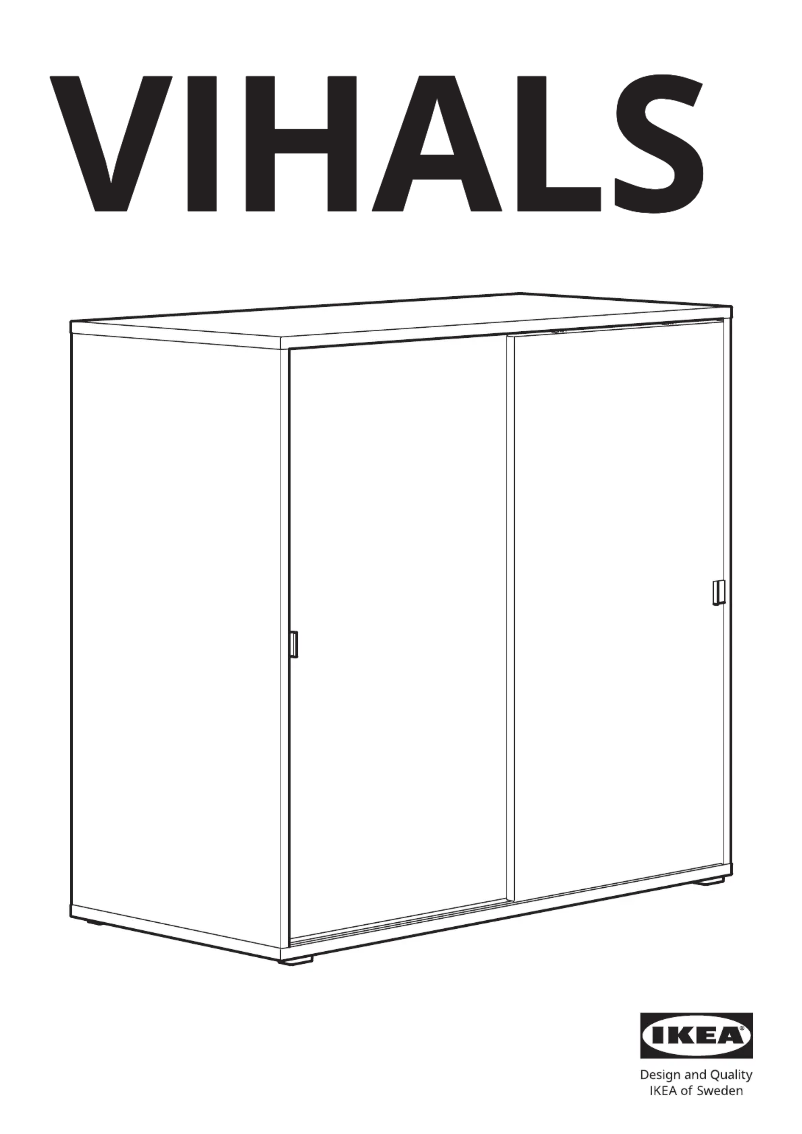 Page 1 de la notice Manuel utilisateur Ikea VIHALS 305.477.77