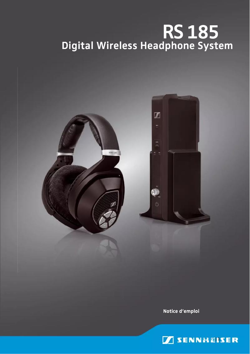 Page n°1 - Manuel utilisateur Sennheiser RS 185