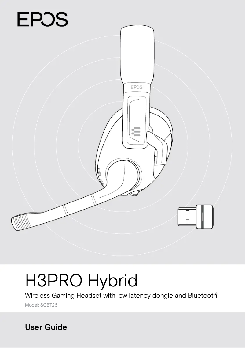 Image de la première page du manuel de l'appareil EPOS H3PRO Hybrid