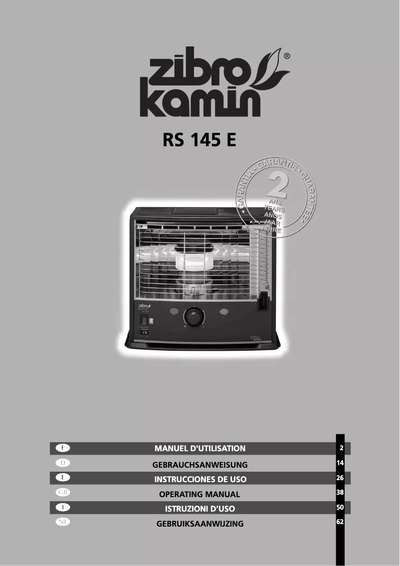 Image de la première page du manuel de l'appareil RS 145 E