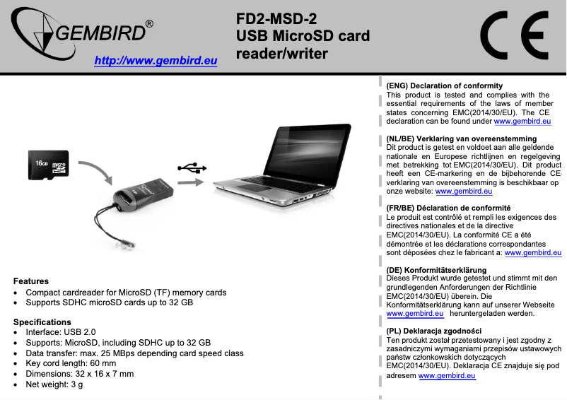 Image de la première page du manuel de l'appareil FD2-MSD-3