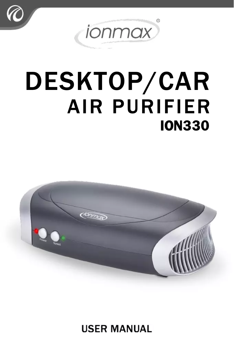 Page n°1 - Manuel utilisateur Ionmax ION330