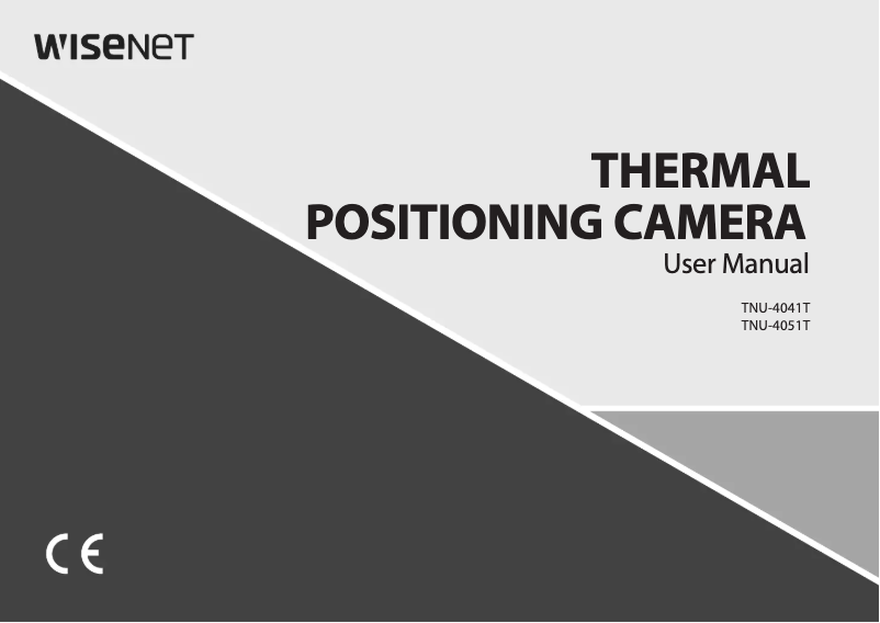 Page n°1 - Manuel utilisateur Wisenet TNU-4051T