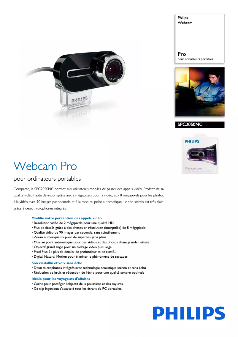 Image de la première page du manuel de l'appareil SPC2050NC